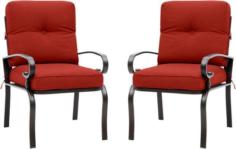 Incbruce Metal Outdoor Dining Chairs Review