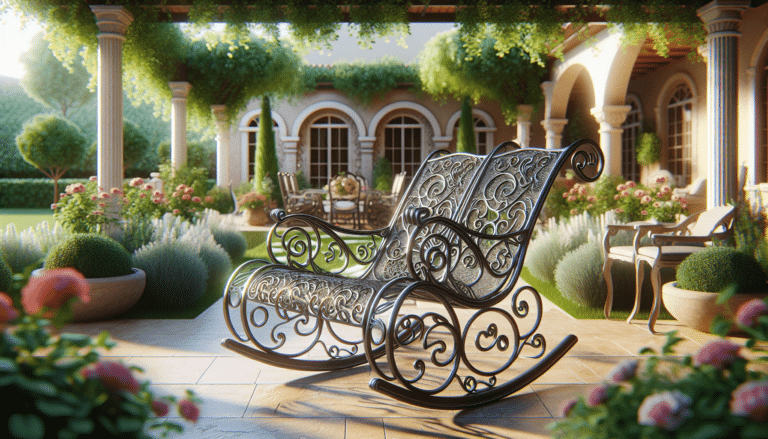 International Caravan Iron Scroll Patio Rocker Review