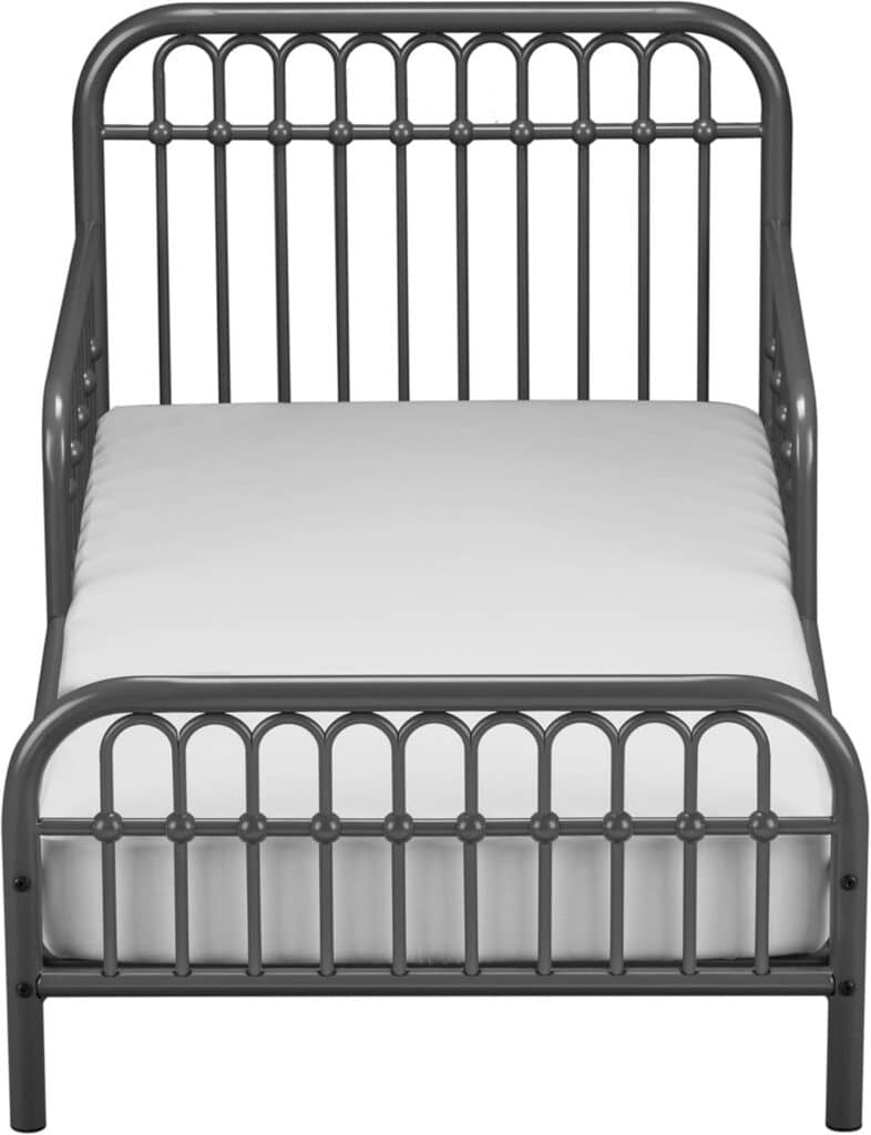 Little Seeds Monarch Hill Ivy Metal Toddler Bed, White