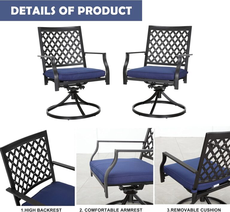 LOKATSE HOME Patio Swivel Set Review