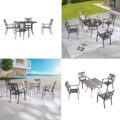 LOKATSE HOME Steel Outdoor Patio Dining Arm Chairs review