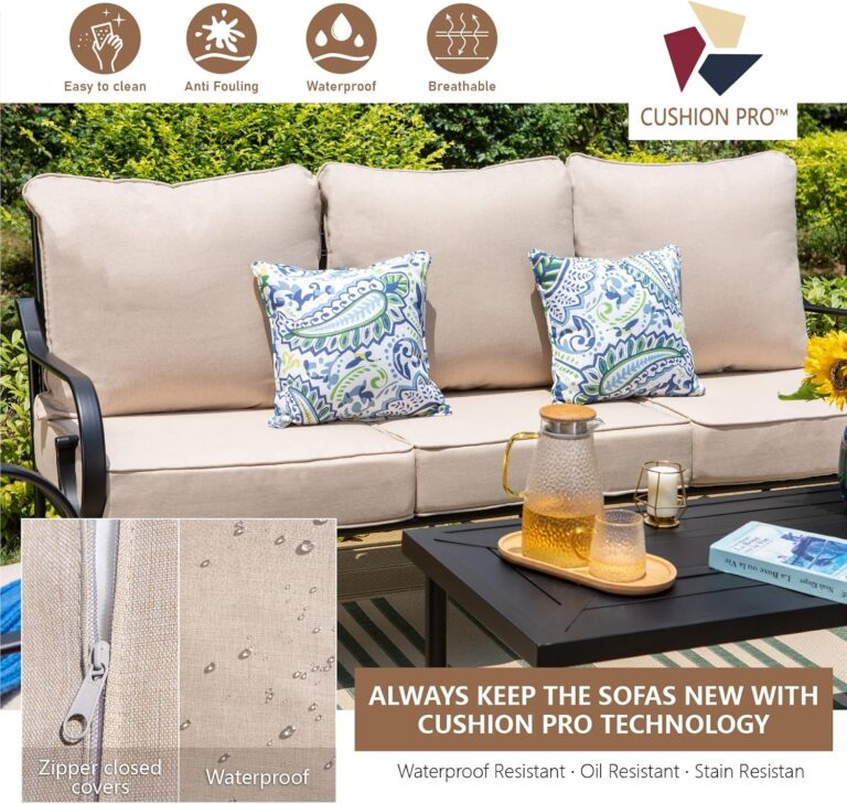 MFSTUDIO 5 Seats Metal Patio Set Review
