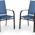 Outdoor Wrought Iron Dining Chairs Set Review