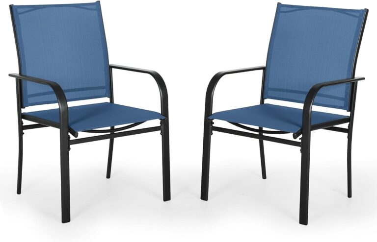 Outdoor Wrought Iron Dining Chairs Set Review