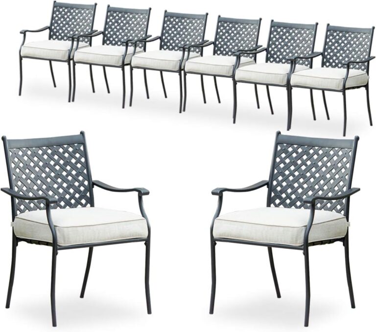 PatioFestival 8 Piece Patio Dining Chairs Review