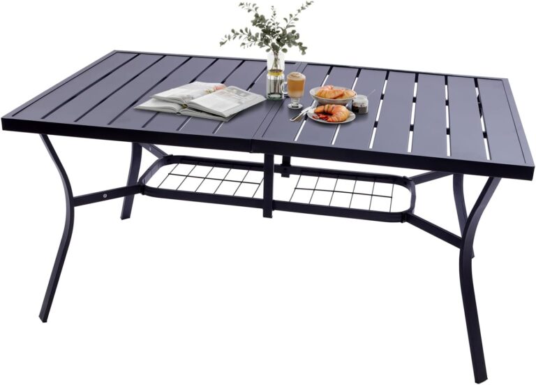 Rectangle Patio 60″ X 38″ Table Review