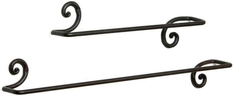 RTZEN Black Wrought Iron Towel Holders Review