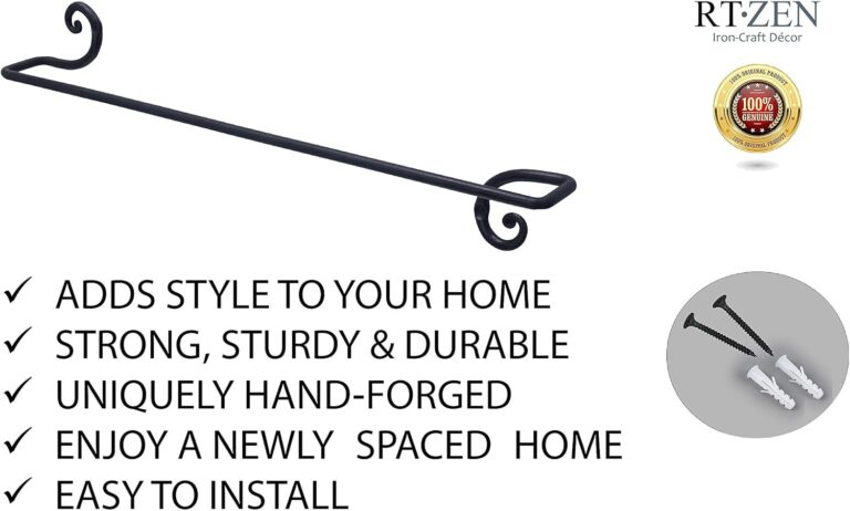 RTZEN Wrought Iron Bathroom Accessories Set Review