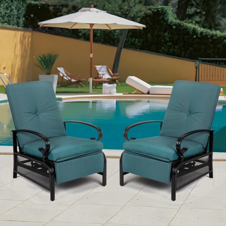SOLAURA 2-Piece Outdoor Recliner Chairs Review