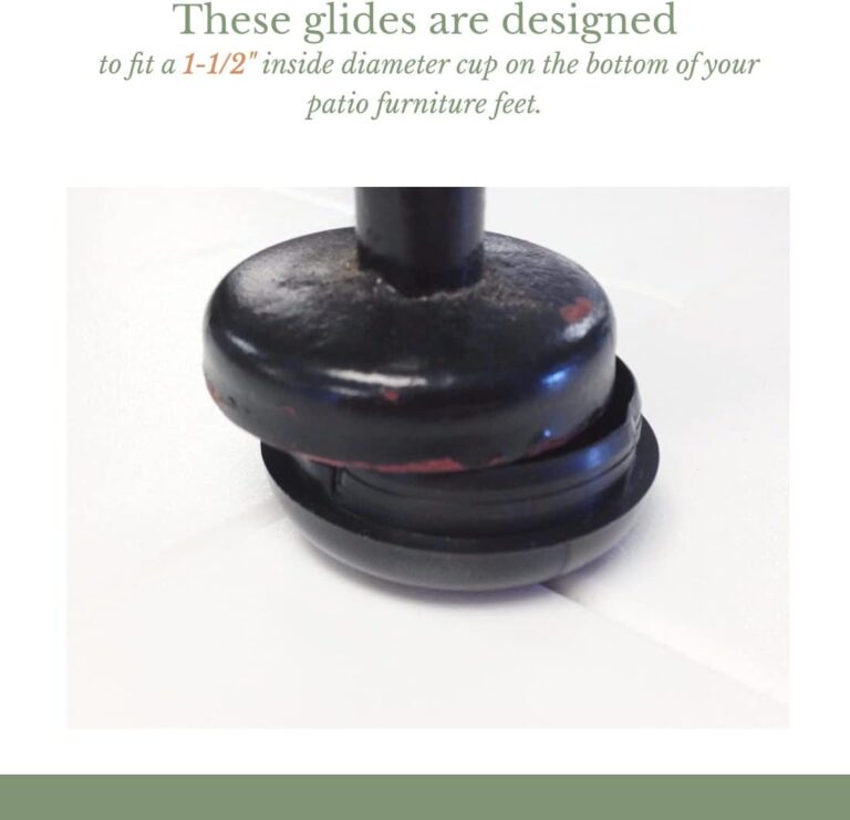 1-1/2″ Deluxe Wrought Iron Chair Glide Review