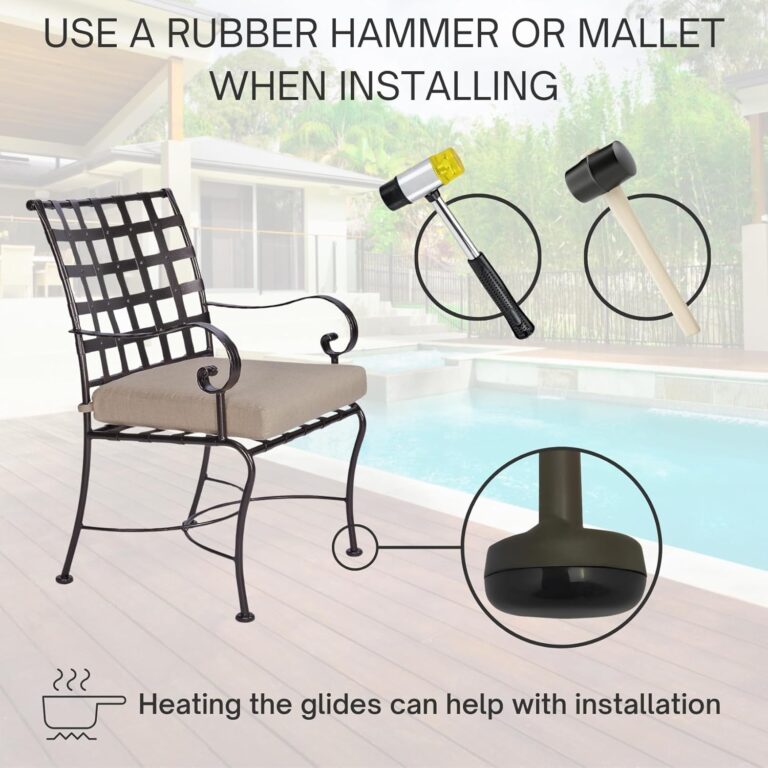 1-1/2″ Wrought Iron Patio Furniture Feet Caps Review