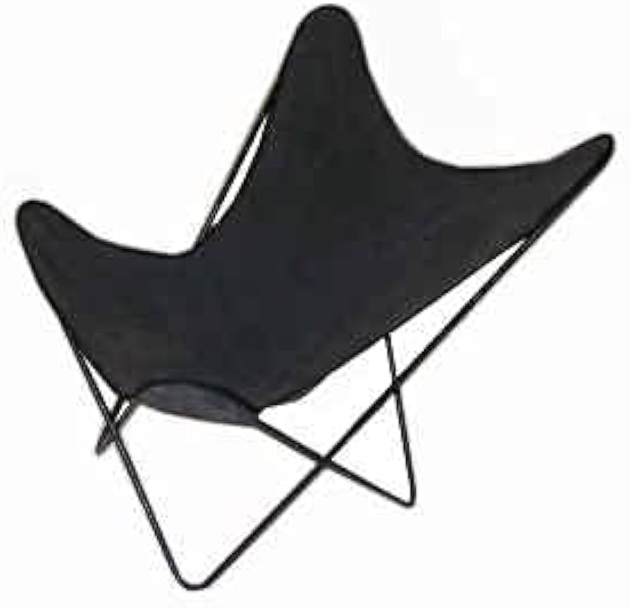 Algoma Net Butterfly Chair Covers Designed to Fit Classic Non Folding Wrought Iron Butterfly Chairs (Black)