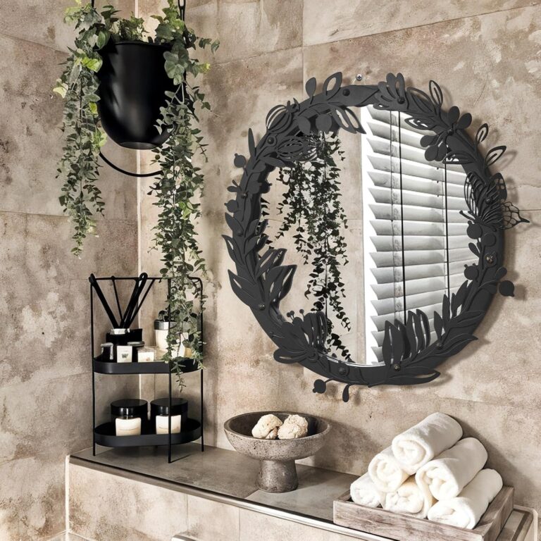 blue page Decorative Round Mirror review