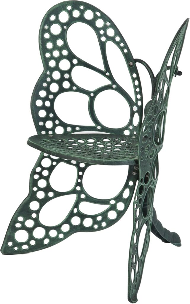 FlowerHouse FHBC205 Butterfly Chair Patio Furniture  Accessories, Black