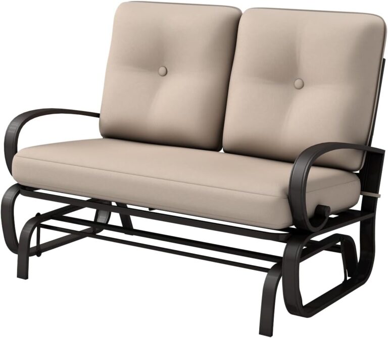 Giantex Outdoor Glider Bench Review