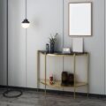 KWOKING Glam Marble Console Sofa Table Review