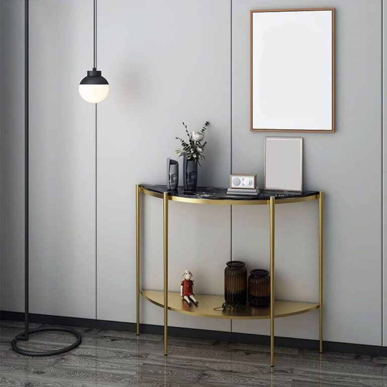 KWOKING Glam Marble Console Sofa Table Review
