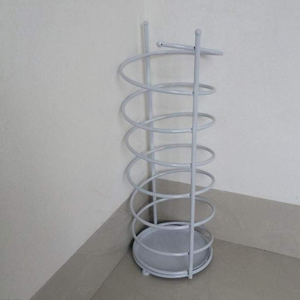 Umbrella Rack,Household Wrought Iron Umbrella Bucket,Foyer Umbrella Storage Umbrella Stand,Floor Storage Umbrella,White,20Cm×61Cm