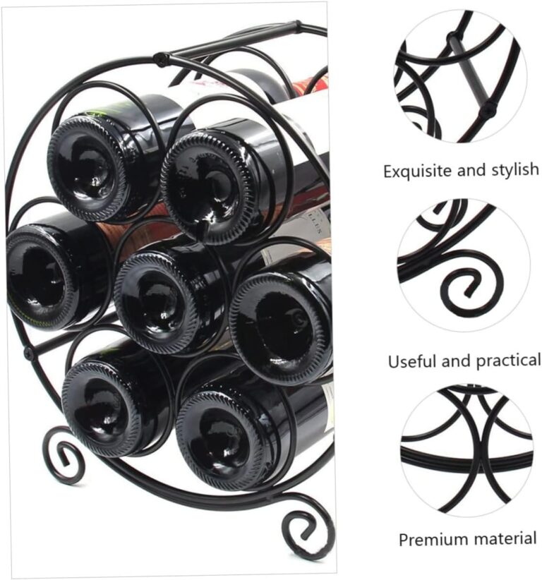 Amosfun Iron Wine Rack Review