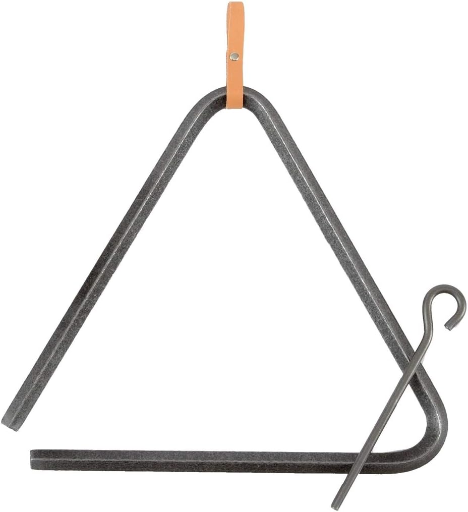 Enclume Premier 16-Inch Finishing Touches Dinner Triangle, Matches Enclume Pot Racks, Hammered Steel