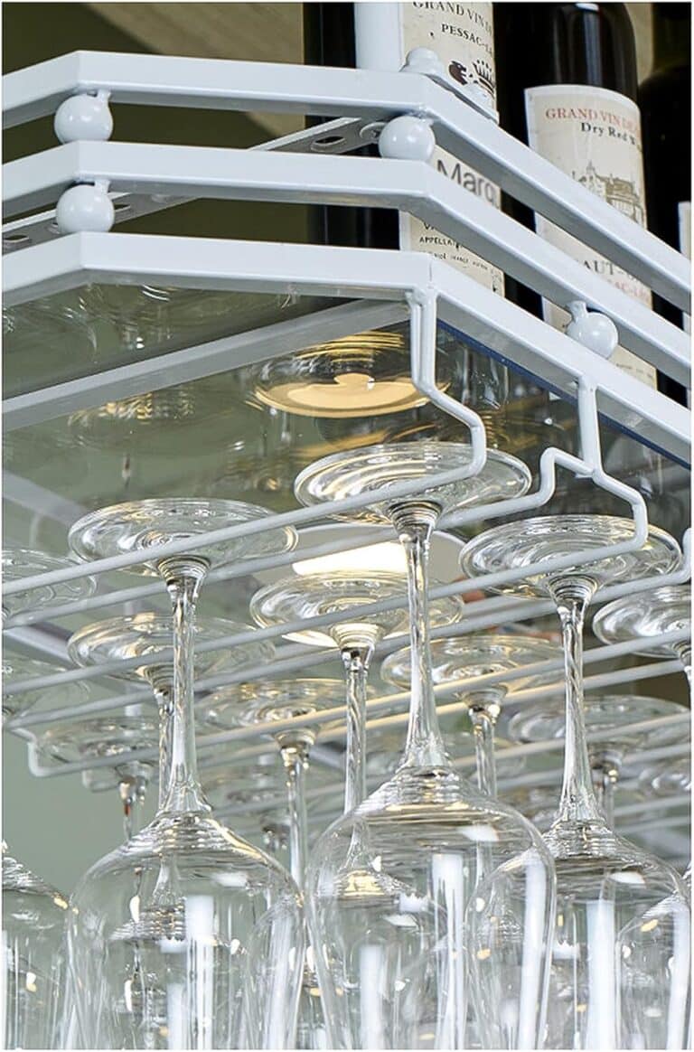 Adjustable Metal Ceiling Wine Glass Holder Review
