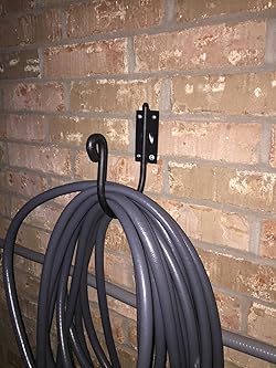 Village Wrought Iron Wall Mount Hose Holder