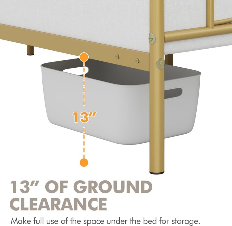 Yaheetech Metal Queen Size Bed Frame Review