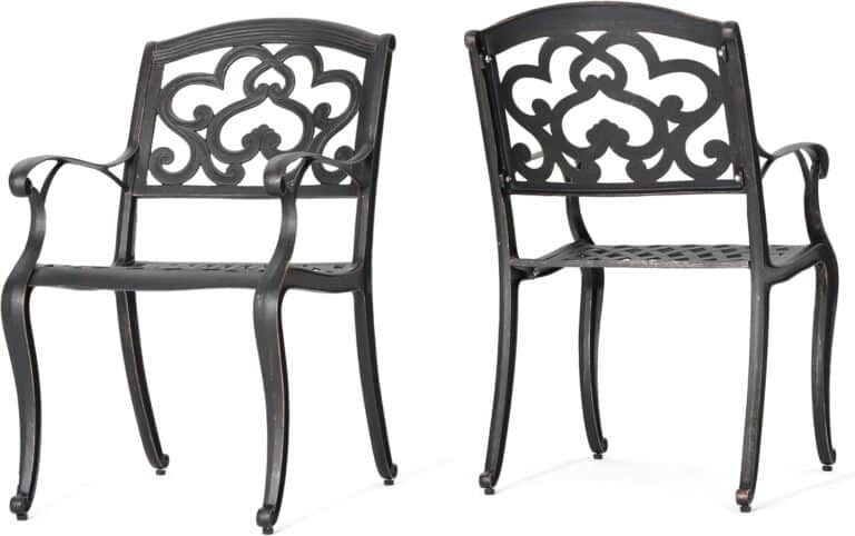 Christopher Knight Home Austin Outdoor Cast Aluminum Dining Chairs Review