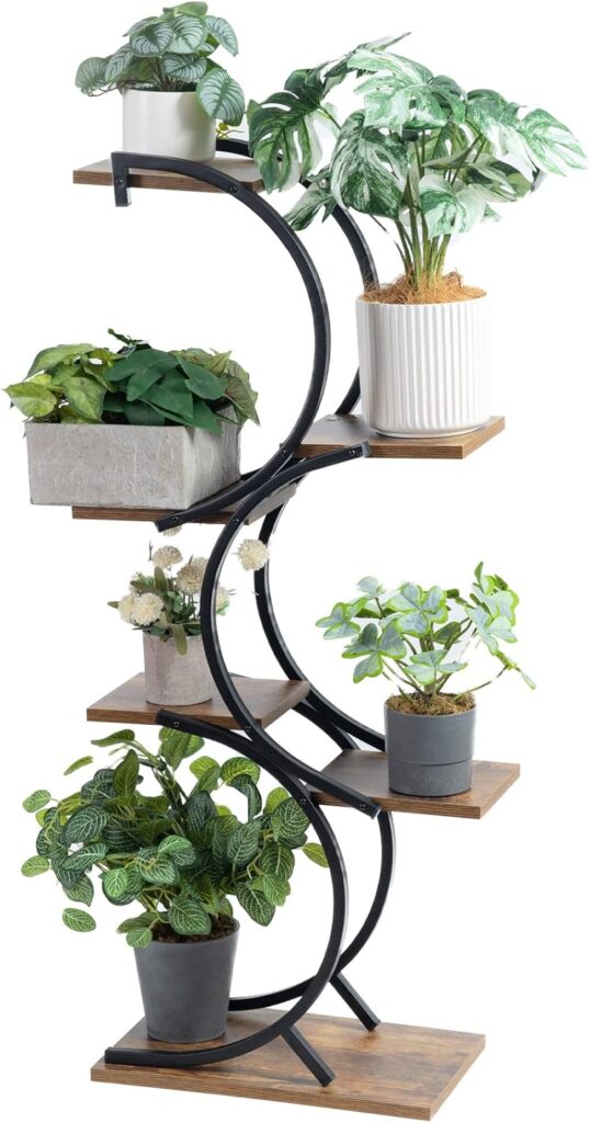 Plant Stand Indoor 6-Tier wrought iron Plant Stand Green Indoor Plant Stand Tiered Plant Stand Use Office Home Decor By Plant Stand Indoor Wood