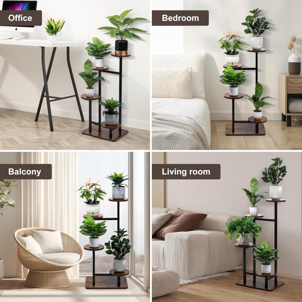 Plant Stand Indoor 6-Tier wrought iron Plant Stand Green Indoor Plant Stand Tiered Plant Stand Use Office Home Decor By Plant Stand Indoor Wood