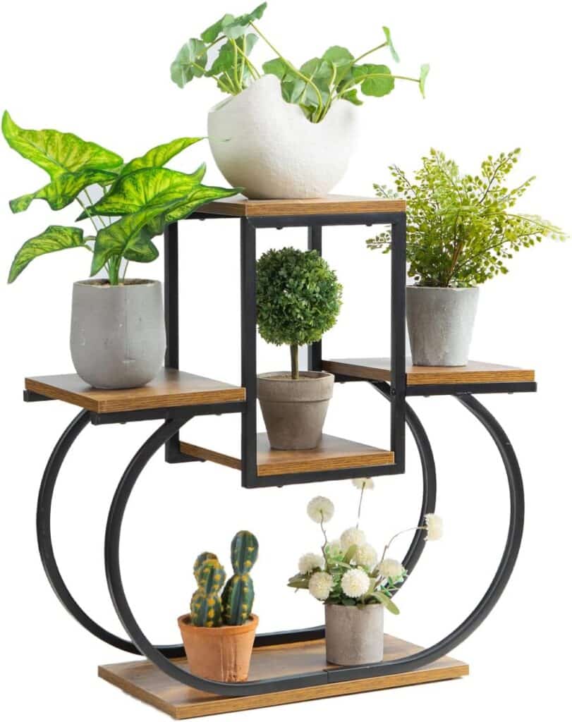 Plant Stand Indoor 6-Tier wrought iron Plant Stand Green Indoor Plant Stand Tiered Plant Stand Use Office Home Decor By Plant Stand Indoor Wood