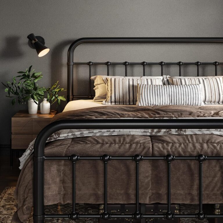 Allewie Queen Size Metal Platform Bed Frame Review