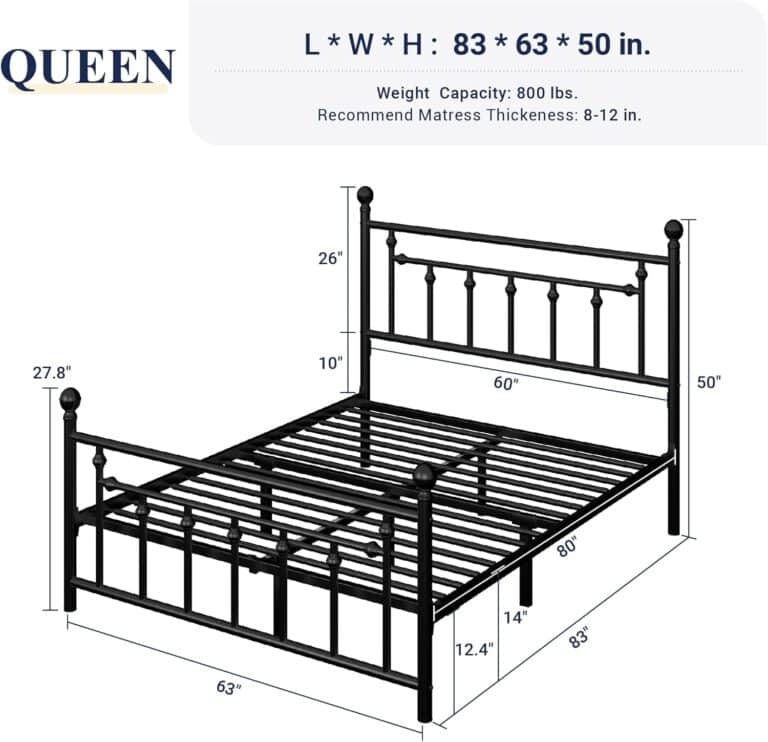 Allewie 14 Inch Bed Frame Review
