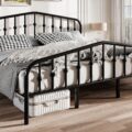 Allewie King Size Metal Platform Bed Frame Review