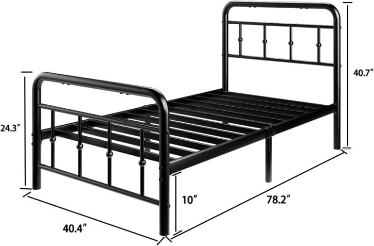 Catrimown Queen Size Metal Bed Frame Review