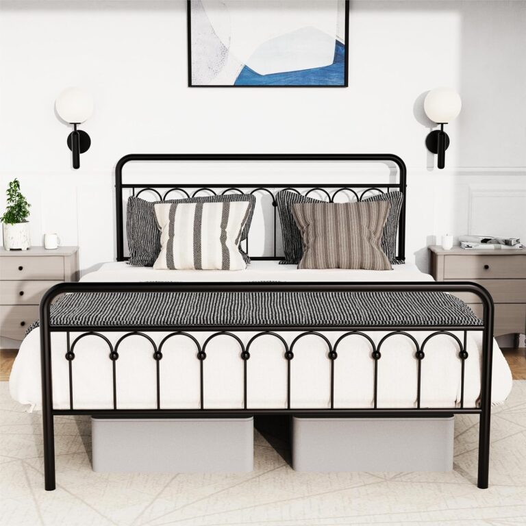 Dolonm Vintage Queen Metal Bed Frame Review