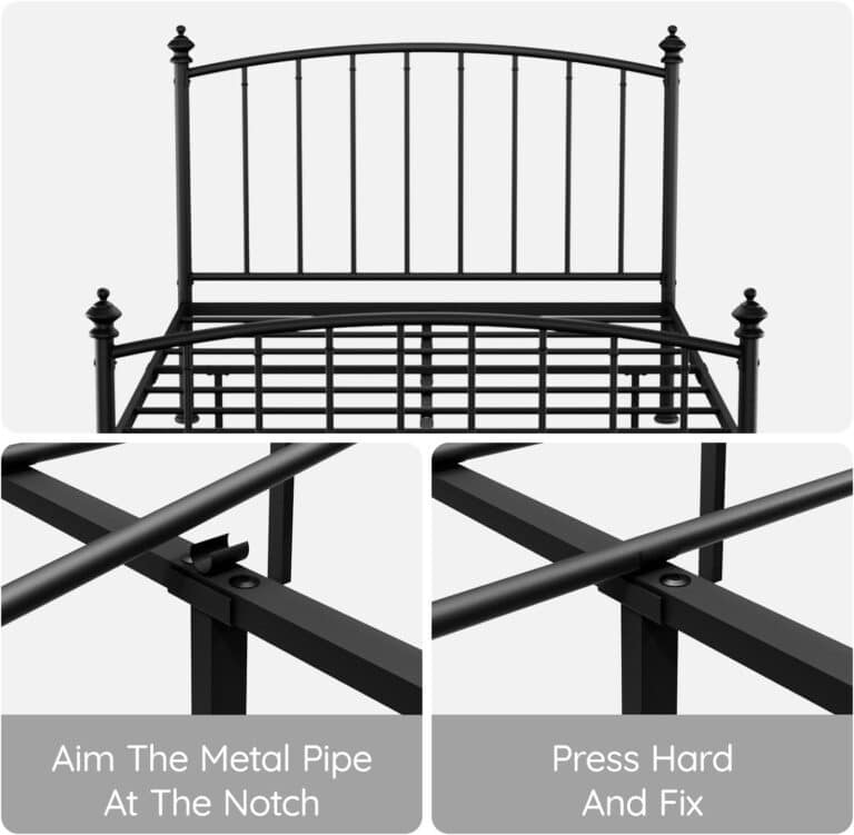 Queen Size Metal Platform Bed Frame Review