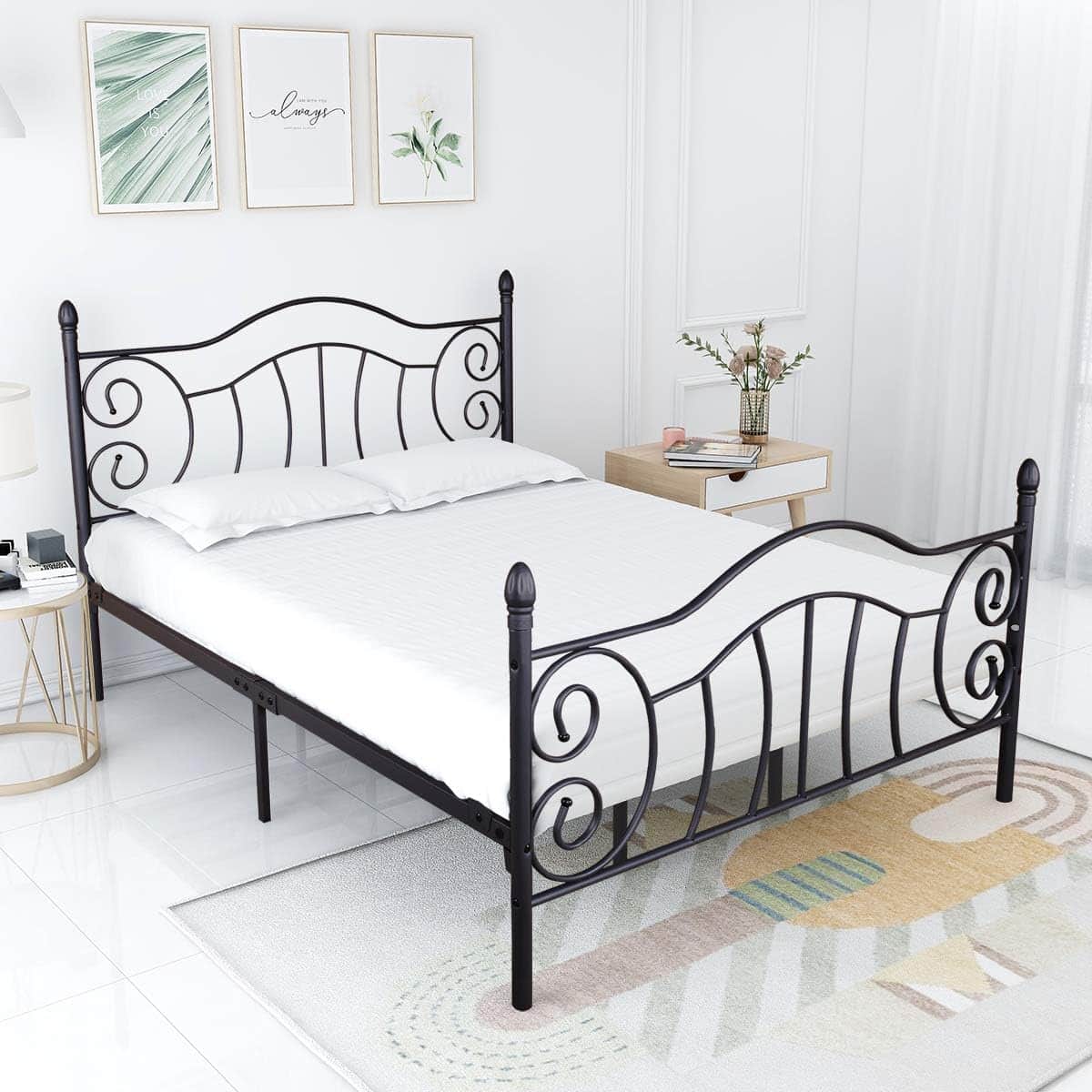 12 inch Metal Platform Bed Frame Review