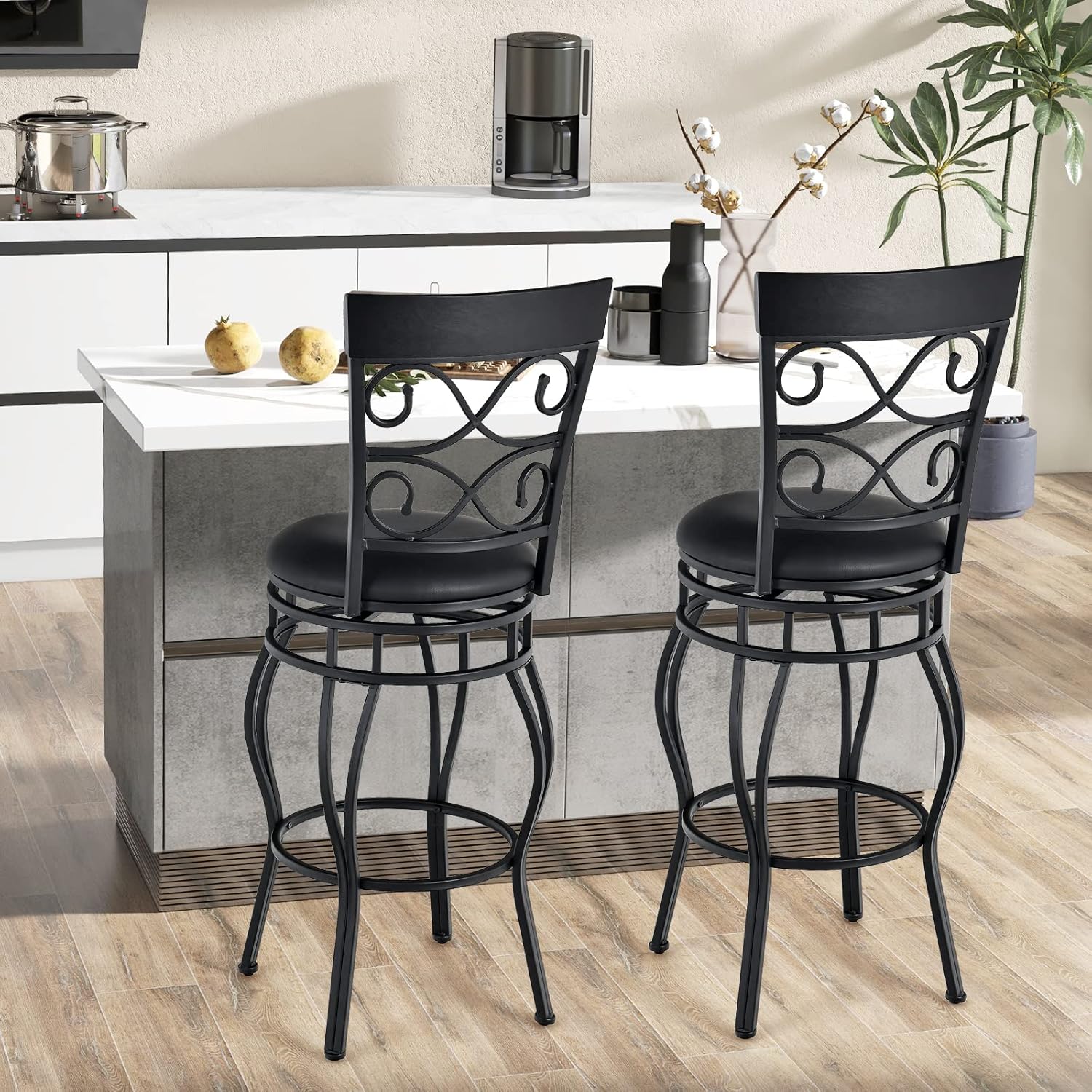 COSTWAY Bar Stools Set of 2 Review
