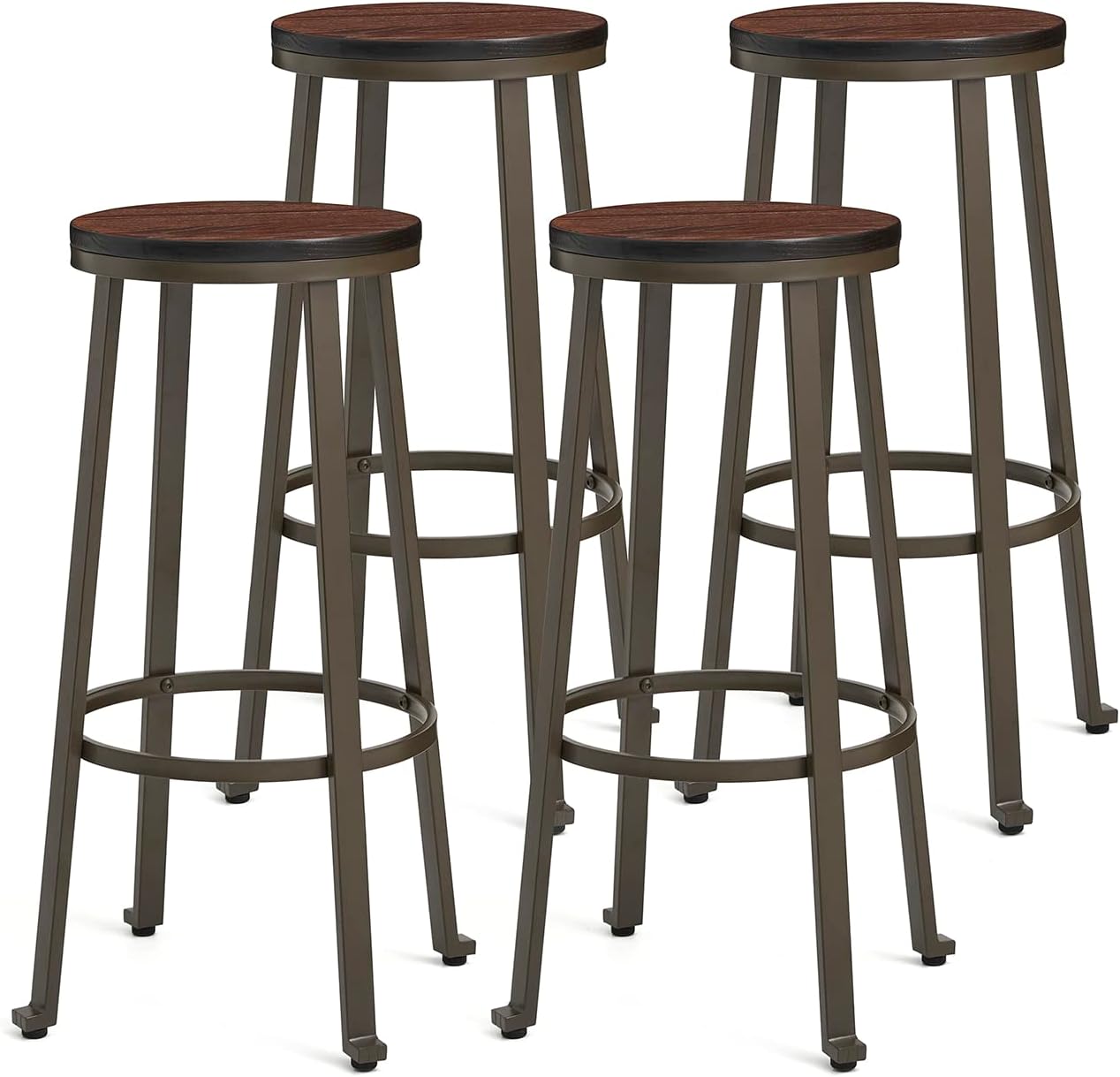 Glitzhome Rustic Steel Bar Stool Review
