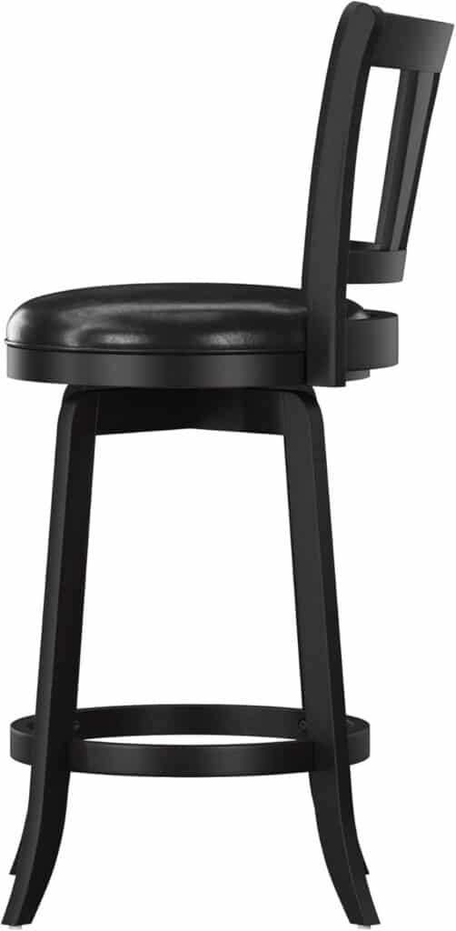 Hillsdale Presque Isle Swivel Stool, Counter Height, Black