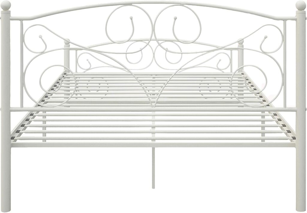 Metal Bed Frame with Vintage Headboard Review