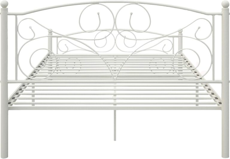 Metal Bed Frame with Vintage Headboard Review