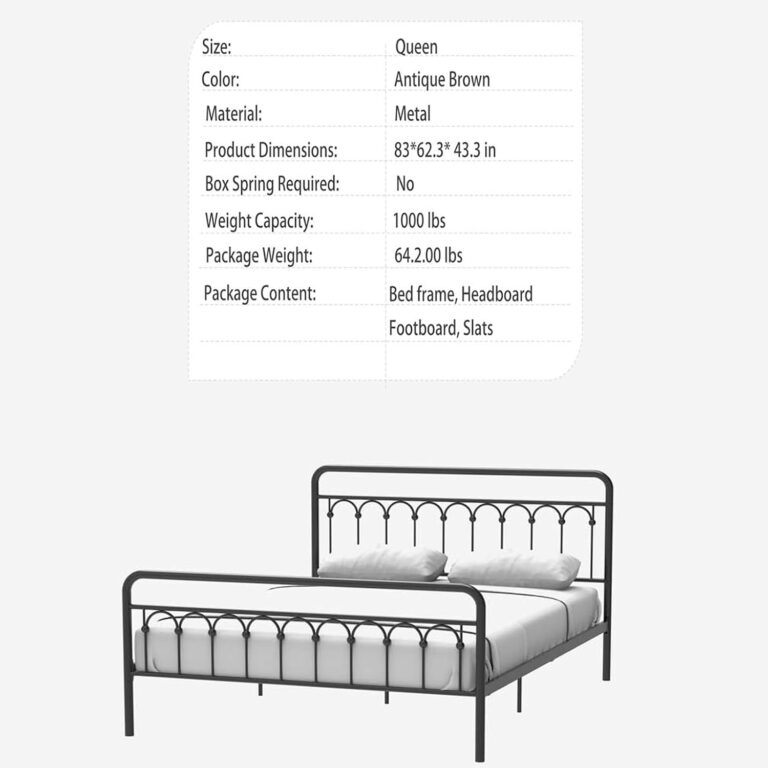 Iron-Art Headboard and Footboard Bed Frame review