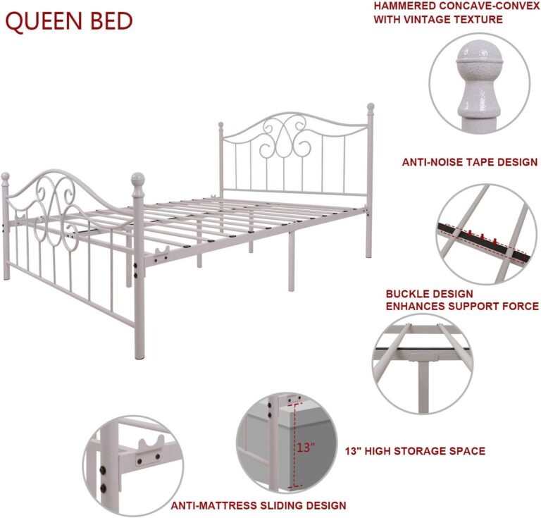 Vintage Sturdy Metal Bed Frame Review