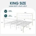 WEEWAY Queen Size Metal Bed Frame review