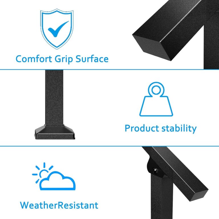 Wrought Iron Handrails for Outdoor Steps Review