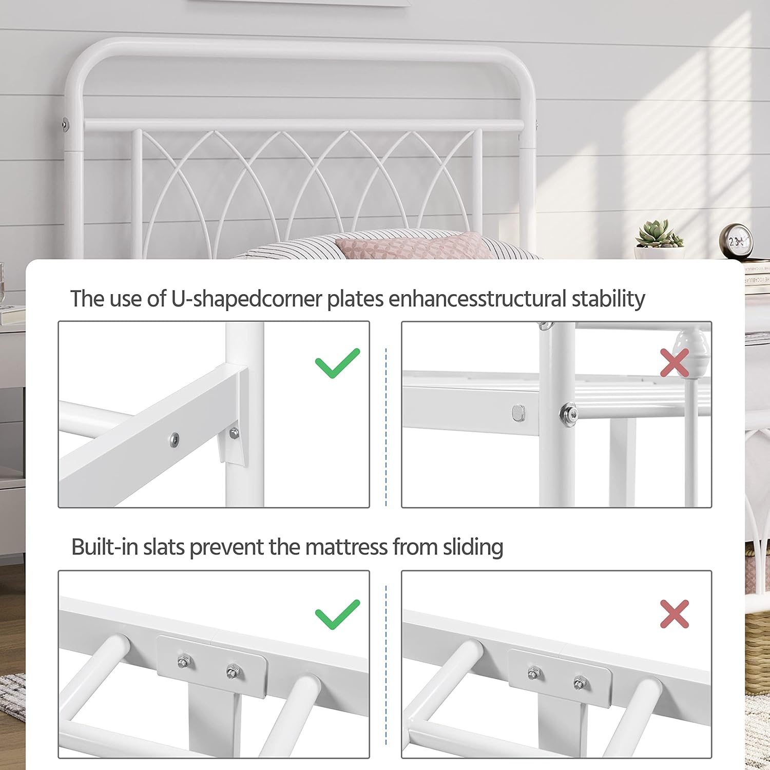 Yaheetech Twin Bed Frame Review