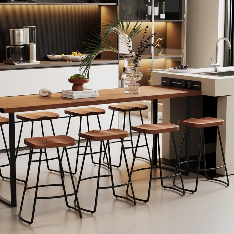 Alunaune 24″ Metal Bar Stools Review