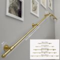 Gold Modern Wrought Iron Staircase Handrail Banister Review
